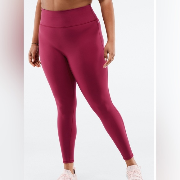 Fabletics Infinity Motion 365 High Waisted Leggings color cherry red Size 4X - Picture 4 of 16